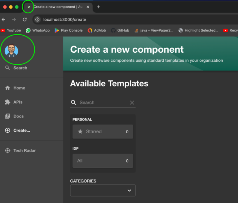 How to set up Backstage with GitHub using Typescript & Material UI ...