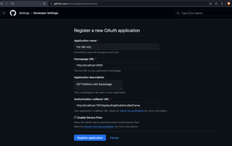 How to set up Backstage with GitHub using Typescript & Material UI ...