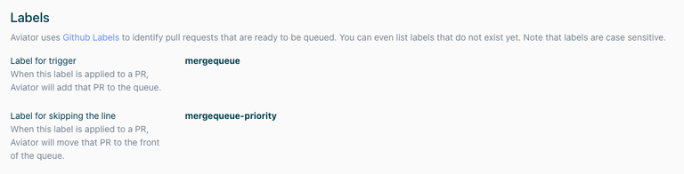 labels