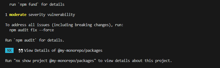 run npm fund