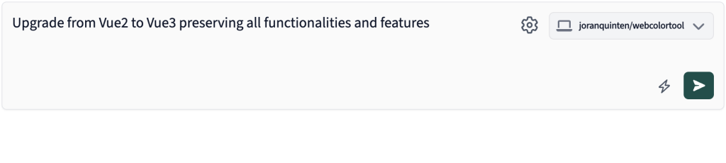 Instruction in the runbooks interface